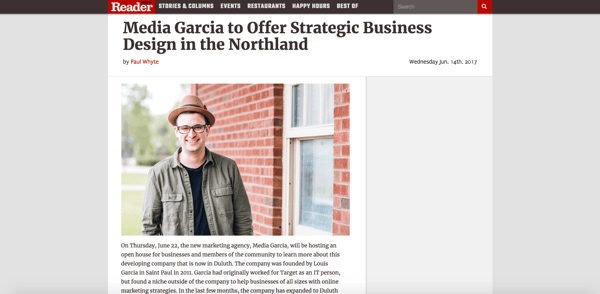 Duluth Reader Publication